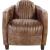 Brancaster Vintage Top Grain Leather/Aluminum Chair