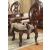 Rovledo Fabric/Wood Dining Arm Chair