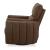 Reilly Triple Power Leather/Wood Swivel Recliner