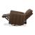 Reilly Triple Power Leather/Wood Swivel Recliner