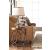 Hidden Treasures Round Wood/Metal Lamp Table