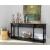 Hidden Treasures Rectangular Wood 4-Drawer Console