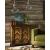 Hidden Treasures Wood Chevron 2-Door Cabinet