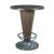 Hidden Treasures Round Wood/Metal Cone Shaped Pub Table