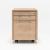 Status Office Lockable Mobile Pedestal w/1 Pencil Tray Drawer, 1 Drawer & 1 File Drawer