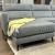 Greg Fabric/Leather L-Shaped Customizable Sectional Sofa
