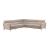 Greg Fabric/Leather L-Shaped Customizable Reclining Sectional Sofa