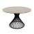 Vortex Metal/Ceramic Round Dining Table