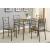 Anna 5-piece Rectangular Metal Dining Set