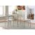 Fontana 5-piece Rectangular Metal Dining Set