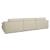 Elyza Fabric L-Shaped 3-Piece Right Arm Sectional Sofa w/Chaise