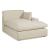 Elyza Fabric L-Shaped 5-Piece Right Arm Sectional Sofa w/Chaise