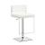 Alameda Adjustable Leatherette Bar Stool with Chrome Base