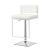 Alameda Adjustable Leatherette Bar Stool with Chrome Base