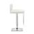Alameda Adjustable Leatherette Bar Stool with Chrome Base