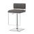 Alameda Adjustable Leatherette Bar Stool with Chrome Base