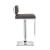 Alameda Adjustable Leatherette Bar Stool with Chrome Base