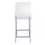 Juelia Acrylic Counter Stools with Chrome Legs