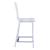 Juelia Acrylic Counter Stools with Chrome Legs