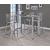 Juelia Acrylic Bar Stools with Chrome Legs