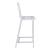 Juelia Acrylic Bar Stools with Chrome Legs