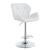 Berrington Adjustable Leatherette Bar Stools with Chrome Base