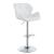 Berrington Adjustable Leatherette Bar Stools with Chrome Base