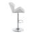Berrington Adjustable Leatherette Bar Stools with Chrome Base
