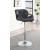 Berrington Adjustable Leatherette Bar Stools with Chrome Base