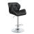 Berrington Adjustable Leatherette Bar Stools with Chrome Base