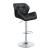Berrington Adjustable Leatherette Bar Stools with Chrome Base