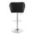 Berrington Adjustable Leatherette Bar Stools with Chrome Base