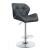 Berrington Adjustable Leatherette Bar Stools with Chrome Base
