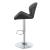 Berrington Adjustable Leatherette Bar Stools with Chrome Base