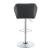 Berrington Adjustable Leatherette Bar Stools with Chrome Base