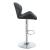 Berrington Adjustable Leatherette Bar Stools with Chrome Base