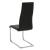 Montclair Leatherette High Back Dining Chair with Chrome Base
