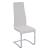 Montclair Leatherette High Back Dining Chair with Chrome Base