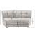 Limitless Modular Velvet Loveseat