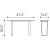 Atlas Faux Marble Console Table