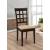 Gabriel Microfiber Lattice Back Side Chair