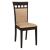 Gabriel Microfiber Side Chair with Upholstered Back