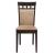 Gabriel Microfiber Side Chair with Upholstered Back