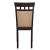 Gabriel Microfiber Side Chair with Upholstered Back