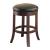 Aboushi Swivel Leatherette Counter Height Stool