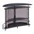Amarillo Rounded 2-Tier Glass Top Bar Unit