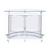 Amarillo Rounded 2-Tier Glass Top Bar Unit
