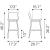 Tangiers Leatherette Bar Chair