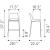 Ace Faux Leather Counter Stool