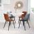 Opus Round MDF/Steel Dining Table